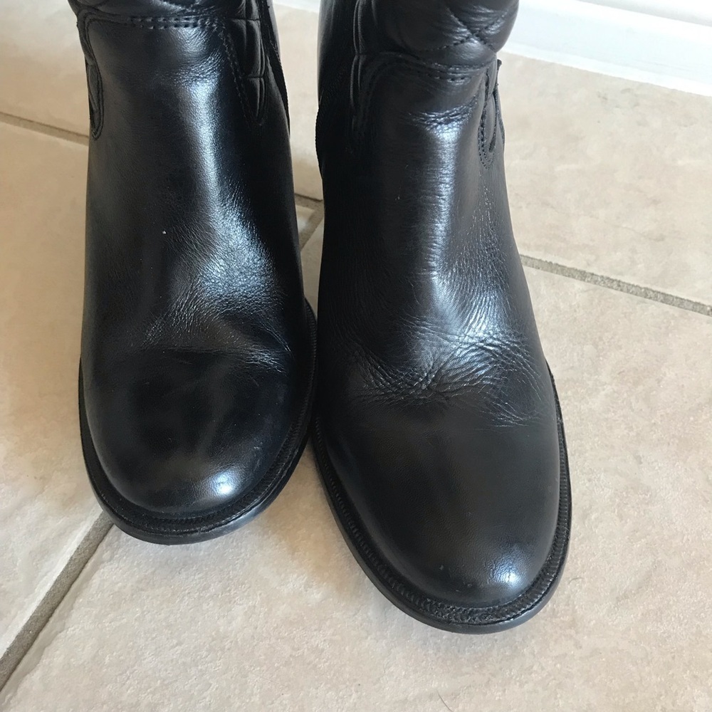 Carmen Steffens Black Quilted Boots - Picture 4 of 10